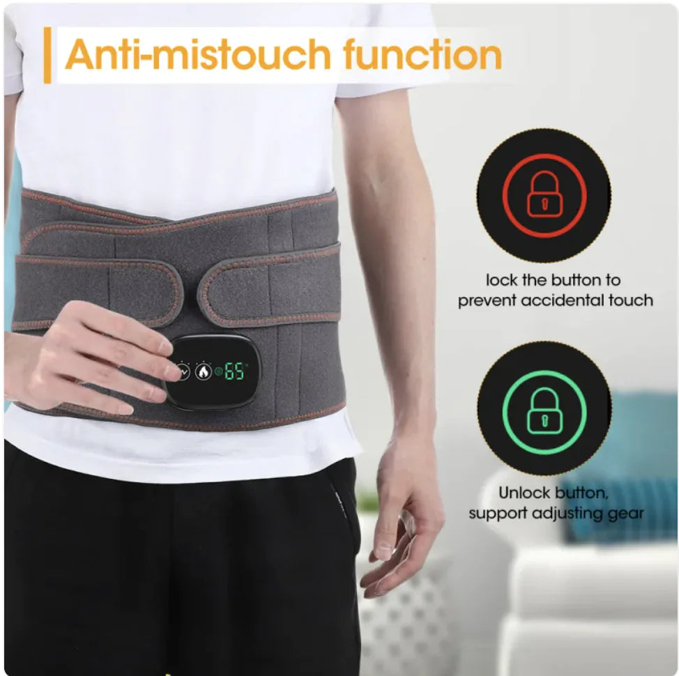 Infrared Vibration Lumbar Support Massager