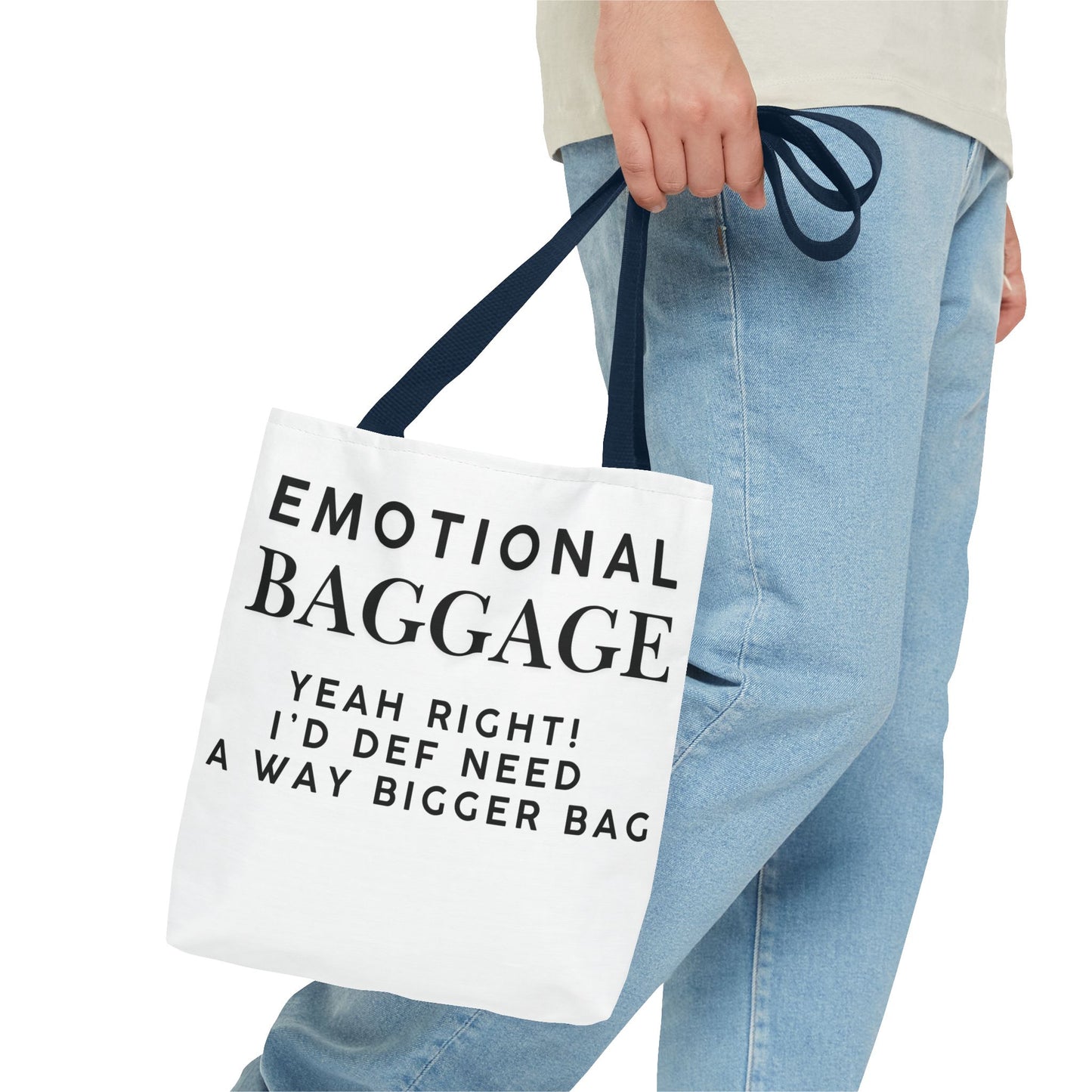 Emotional Baggage Funny Tote Bag  3 Sizes to choose from