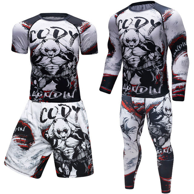 Sport MMA Rashguard Jiu Jitsu Compression Jersey and Pants Winter Layering Various Styles and Colors to Choose from sizes M-XXL