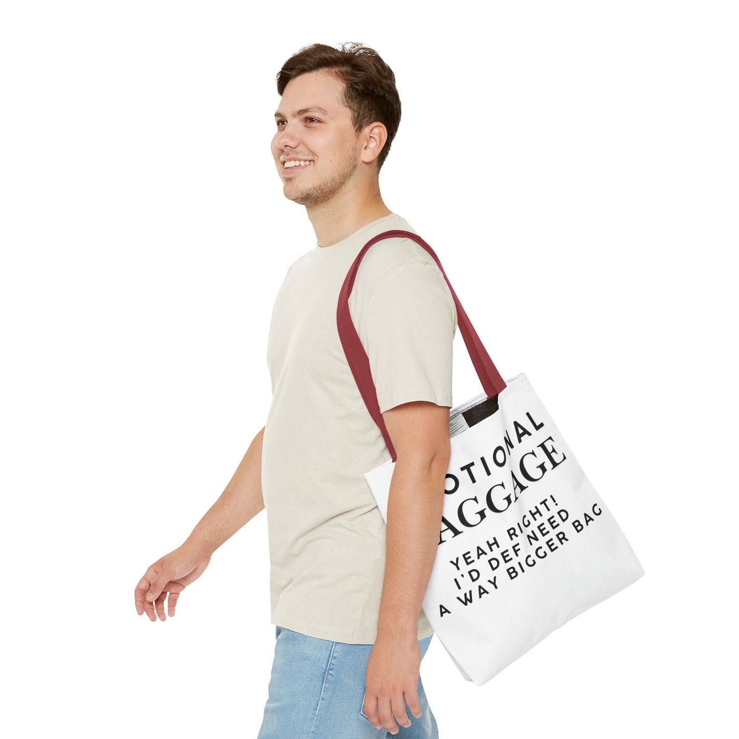 Emotional Baggage Funny Tote Bag  3 Sizes to choose from