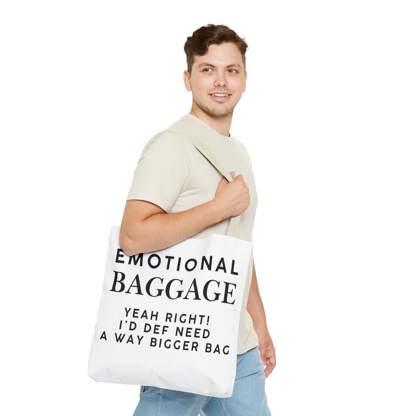 Emotional Baggage Funny Tote Bag  3 Sizes to choose from