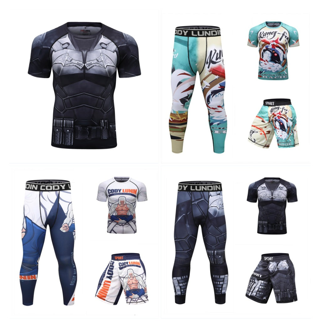 Jiu-Jitsu training suit Compression Training MMA Outfit Various Colors and sizes available