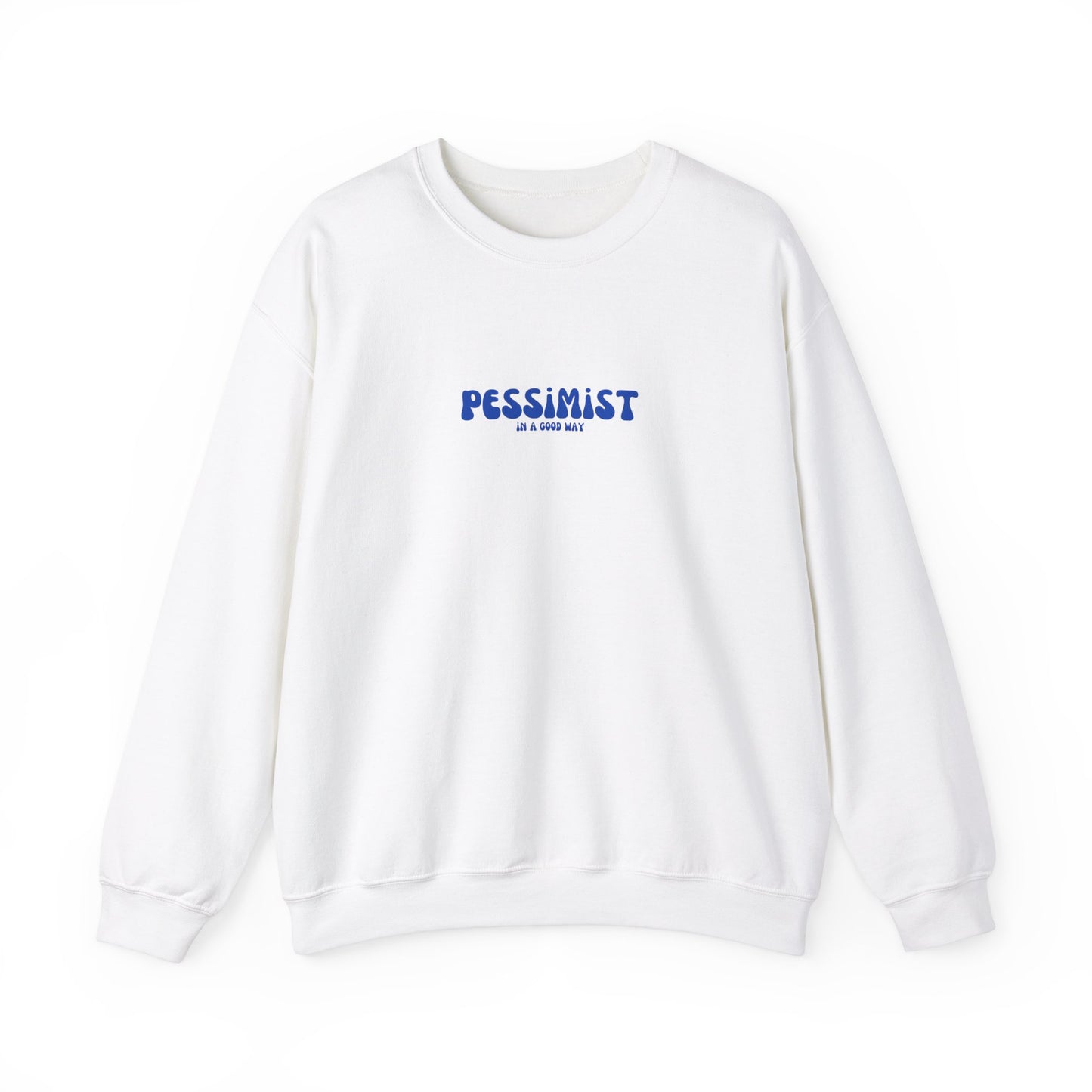 Gildan Custom Print Pessimist Unisex Heavy Blend™ Crewneck Sweatshirt S-5XL