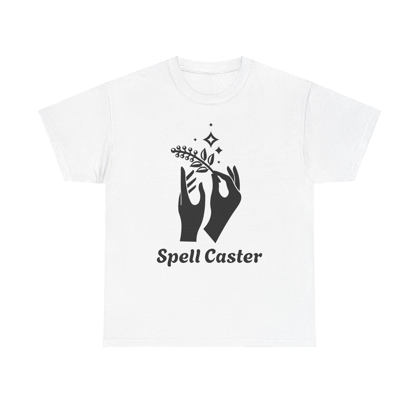 Gildan Heavyweight Cotton 'Spell Caster' T-Shirt Witchy Tee Magick 6 colors Sizes S-5XL 'WE CAN ADD YOUR NAME TO THIS CUSTOM ITEM'