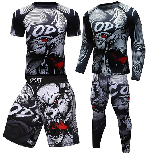 Sport MMA Rashguard Jiu Jitsu Compression Jersey and Pants Winter Layering Various Styles and Colors to Choose from sizes M-XXL