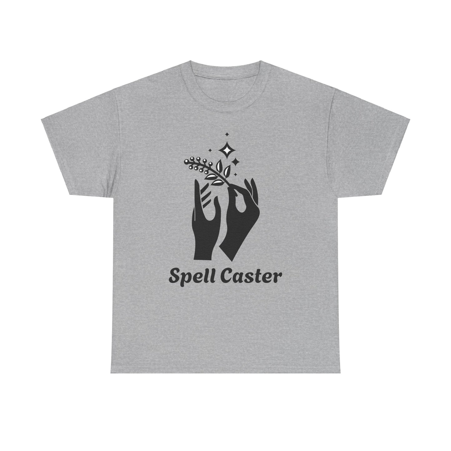 Gildan Heavyweight Cotton 'Spell Caster' T-Shirt Witchy Tee Magick 6 colors Sizes S-5XL 'WE CAN ADD YOUR NAME TO THIS CUSTOM ITEM'