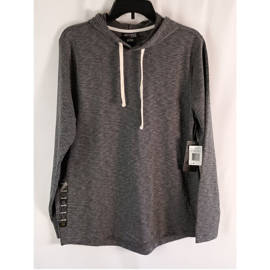 Hollywood Ribbed Grey Hoodie New with Tags Men Size M