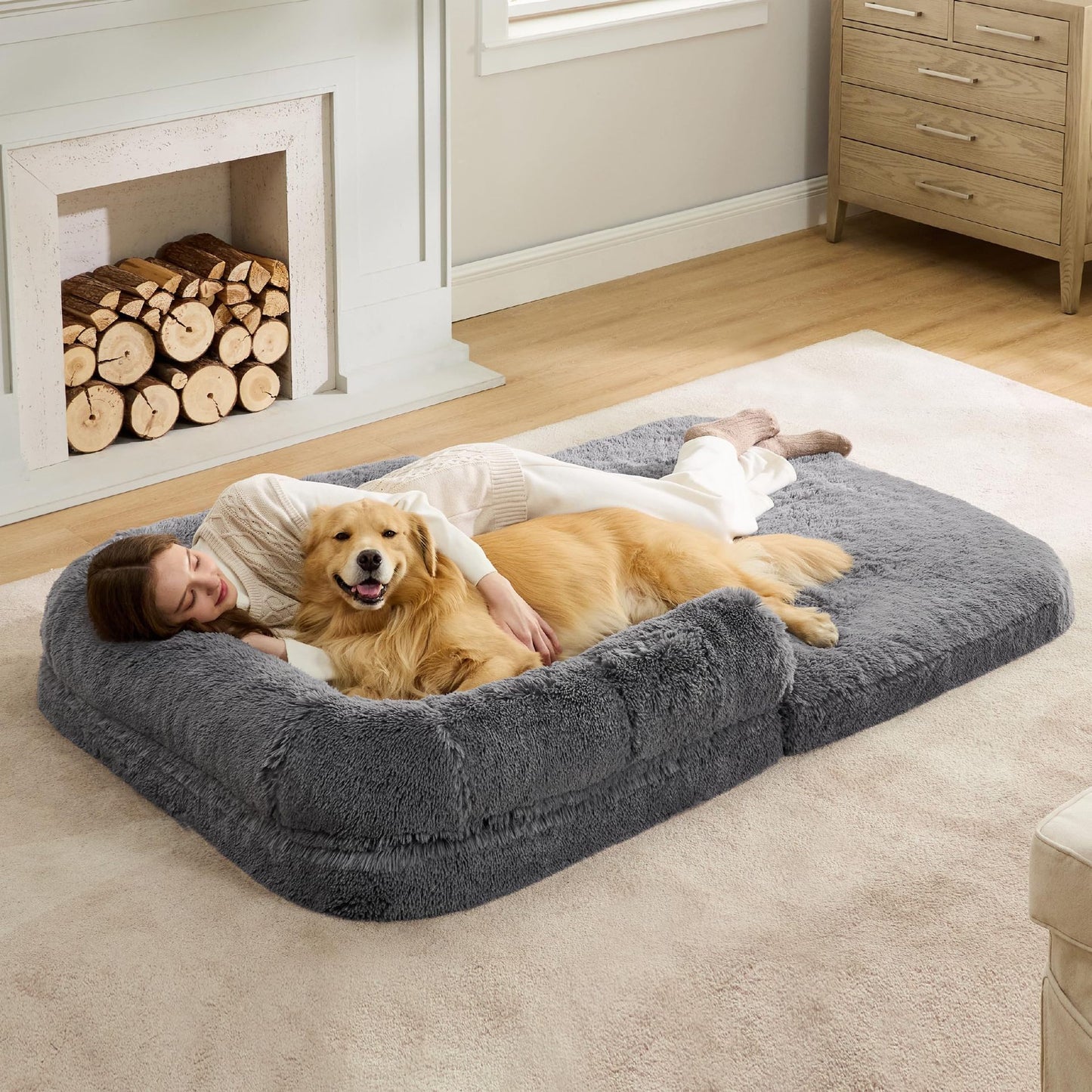 Big Dog Nest Bed Removable And Washable cover Foldable Into A Sofa