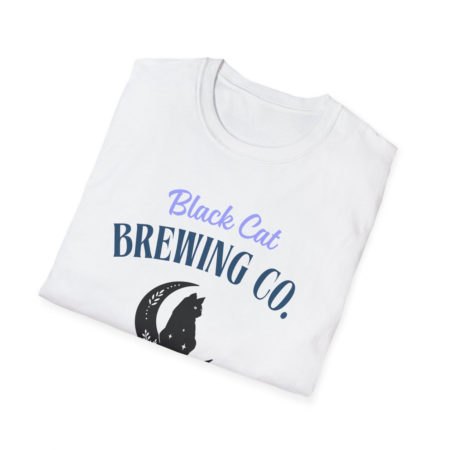 Black Cat Brewing Co Best Coffee in Salem Unisex Softstyle T-Shirt sizes S-5XL