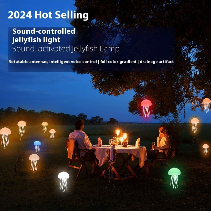 Jellyfish Mood Lamp LED Jellyfish Night Light Portable Jellyfish Lamp Jellyfish Decorations Smart Lamp For Bedside Desk