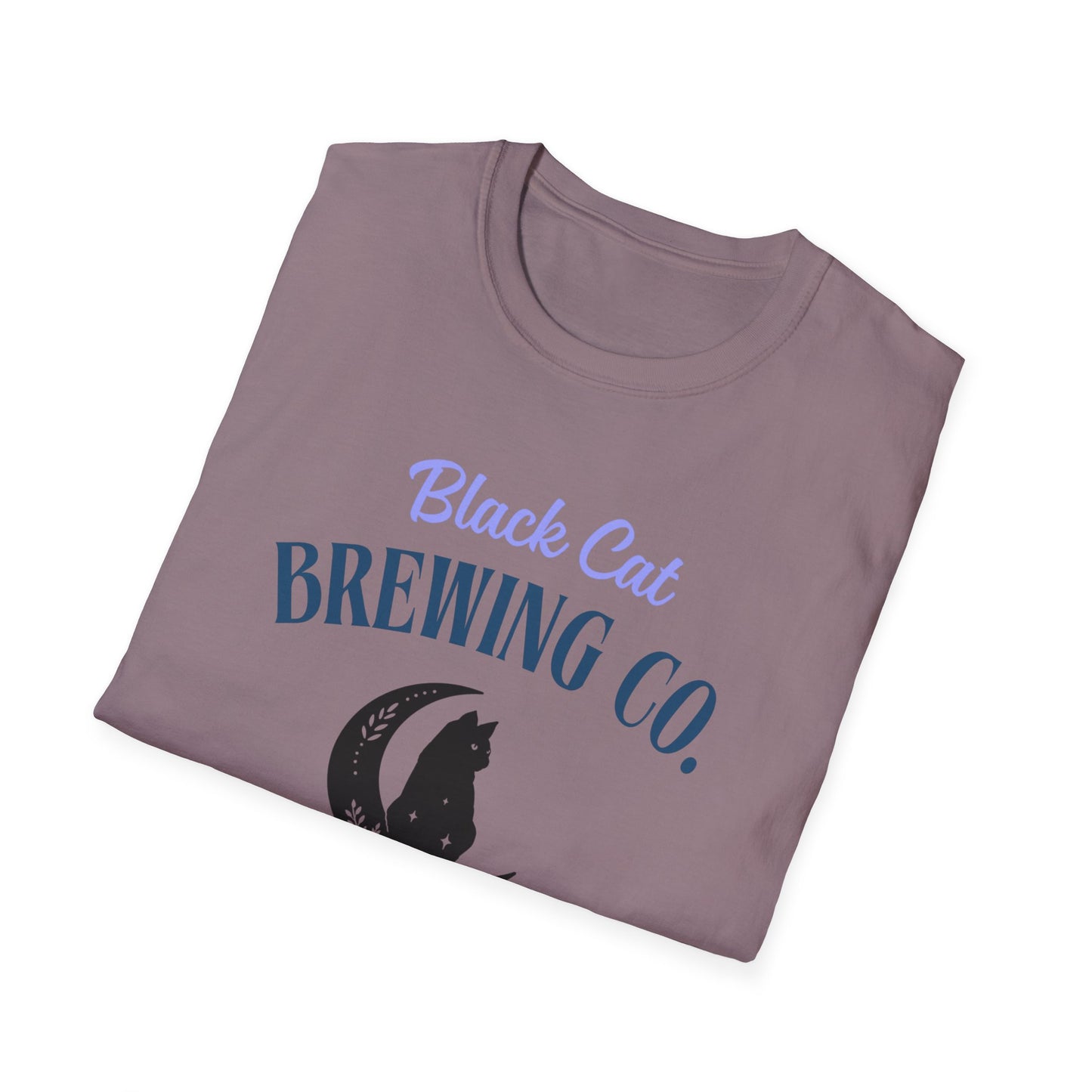 Black Cat Brewing Co Best Coffee in Salem Unisex Softstyle T-Shirt sizes S-5XL