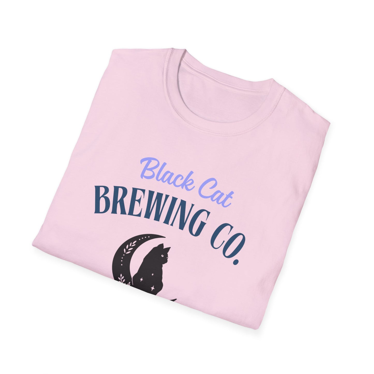 Black Cat Brewing Co Best Coffee in Salem Unisex Softstyle T-Shirt sizes S-5XL