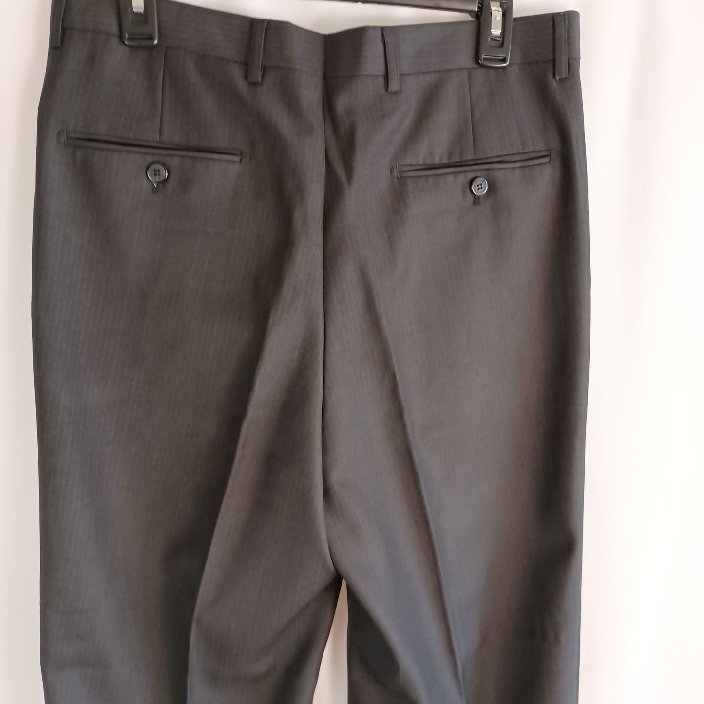 Custom Made men dress pants pleat front pinstripe 34x30