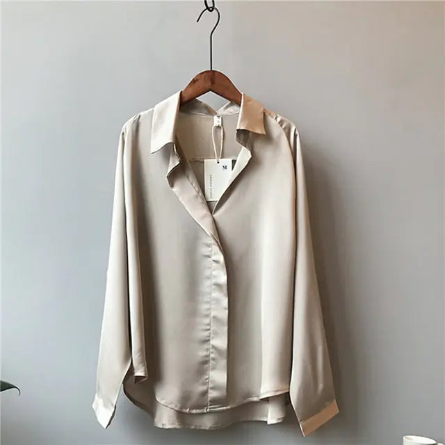 Beautiful Silk Button Front Chic Blouse Elegant 3 Colors New With Tags Women Size S-M-L