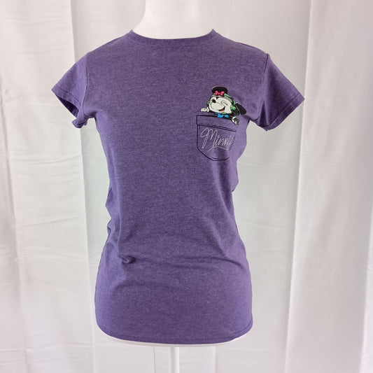 Disney Pop Tees Minnie Mouse purple tshirt junior size M