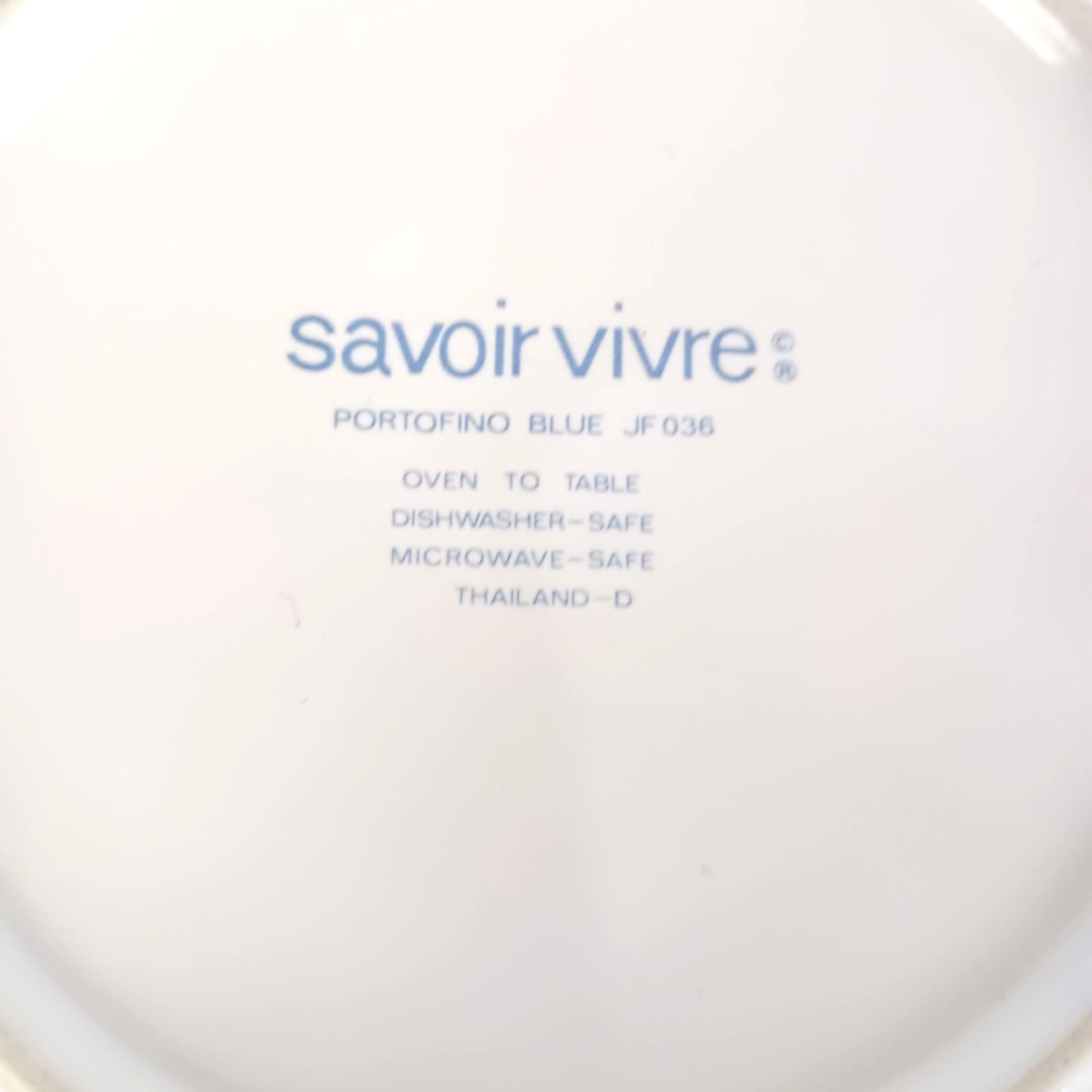 Portofino Blue by Savoir Vivre Stoneware serving cup and saucer set 10 pieces includes serving plate coffee