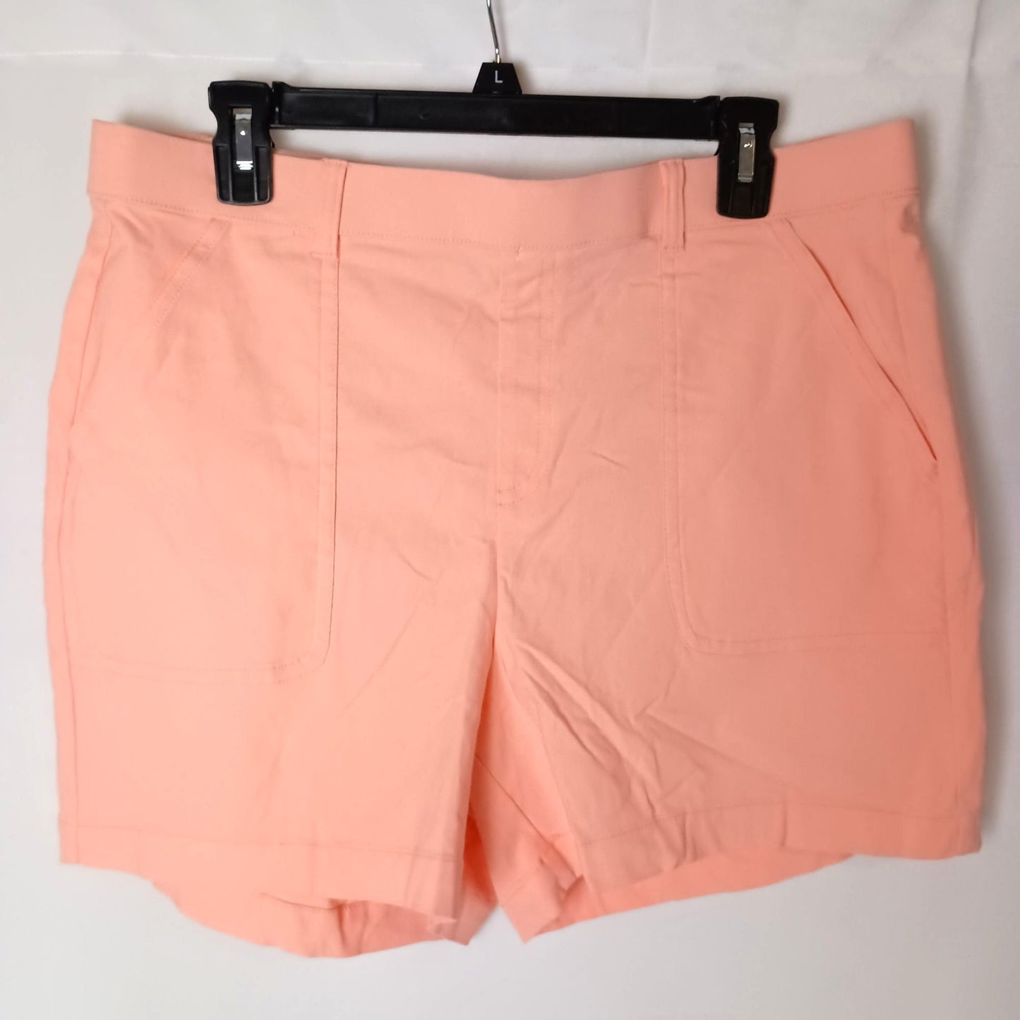 INC ultra high rise core shorts first blush stretch pockets size 16