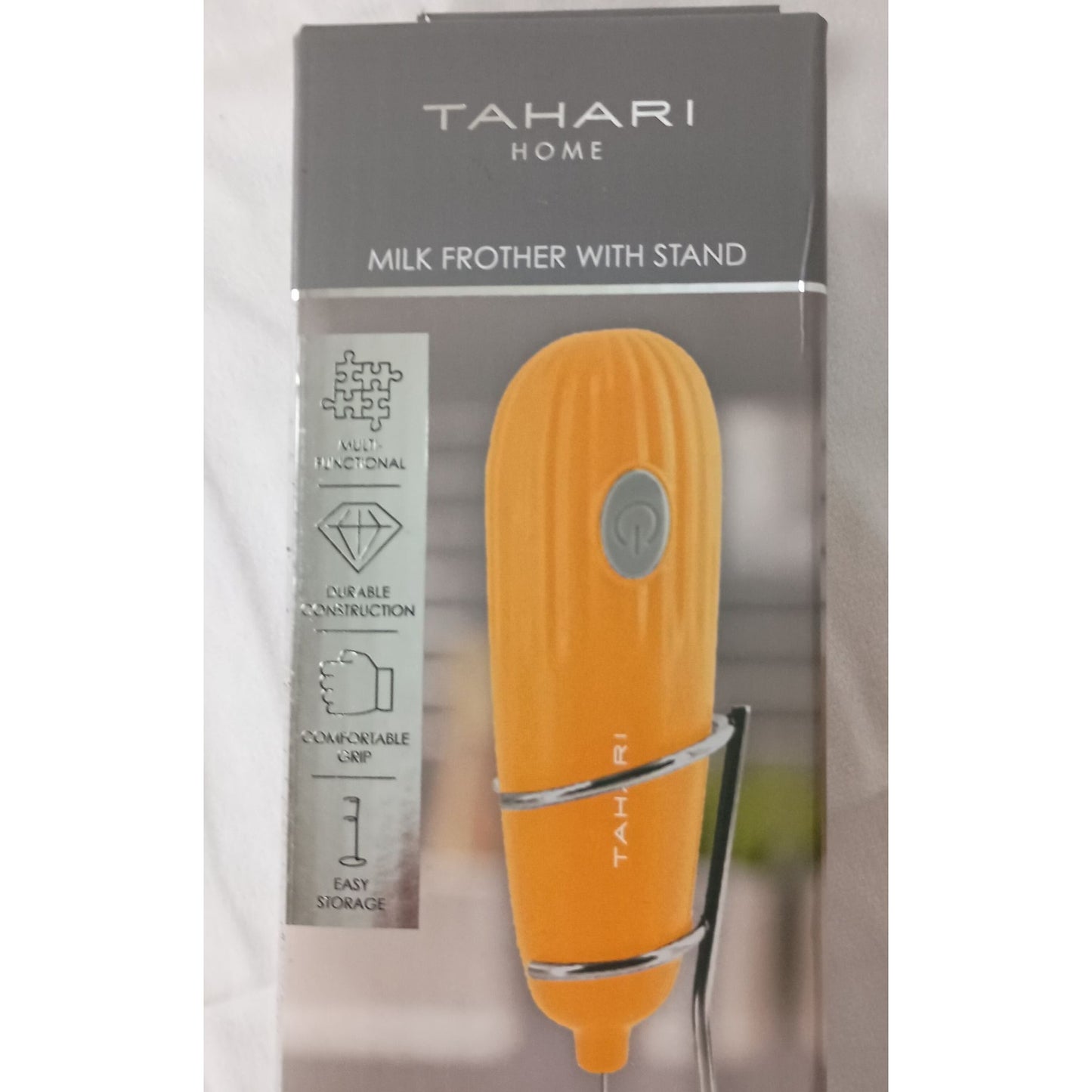 New in Box Tahari Home Milk Frother with Stand