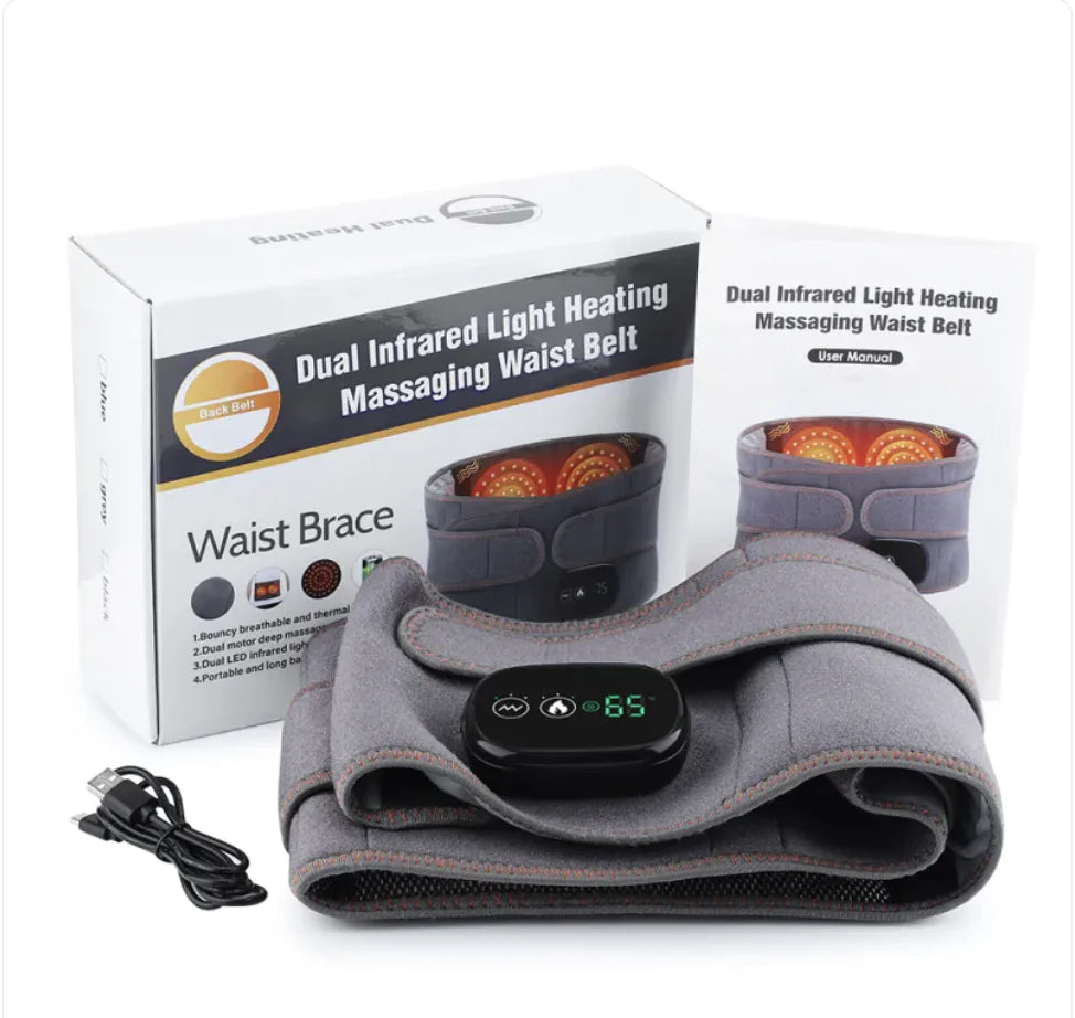 Infrared Vibration Lumbar Support Massager – Bela Lunna