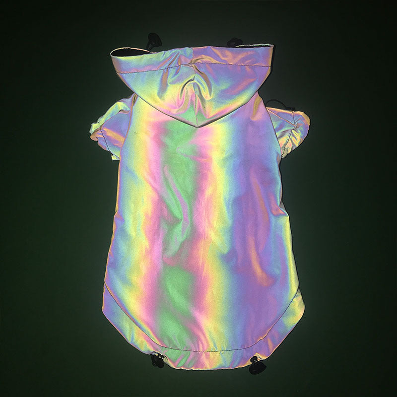 Pet Reflective Rain Jacket Cute Coat XS-7XL