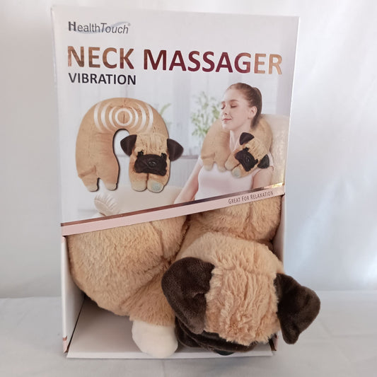 Health Touch Neck Massager Gift with Relaxing Vibration Dog