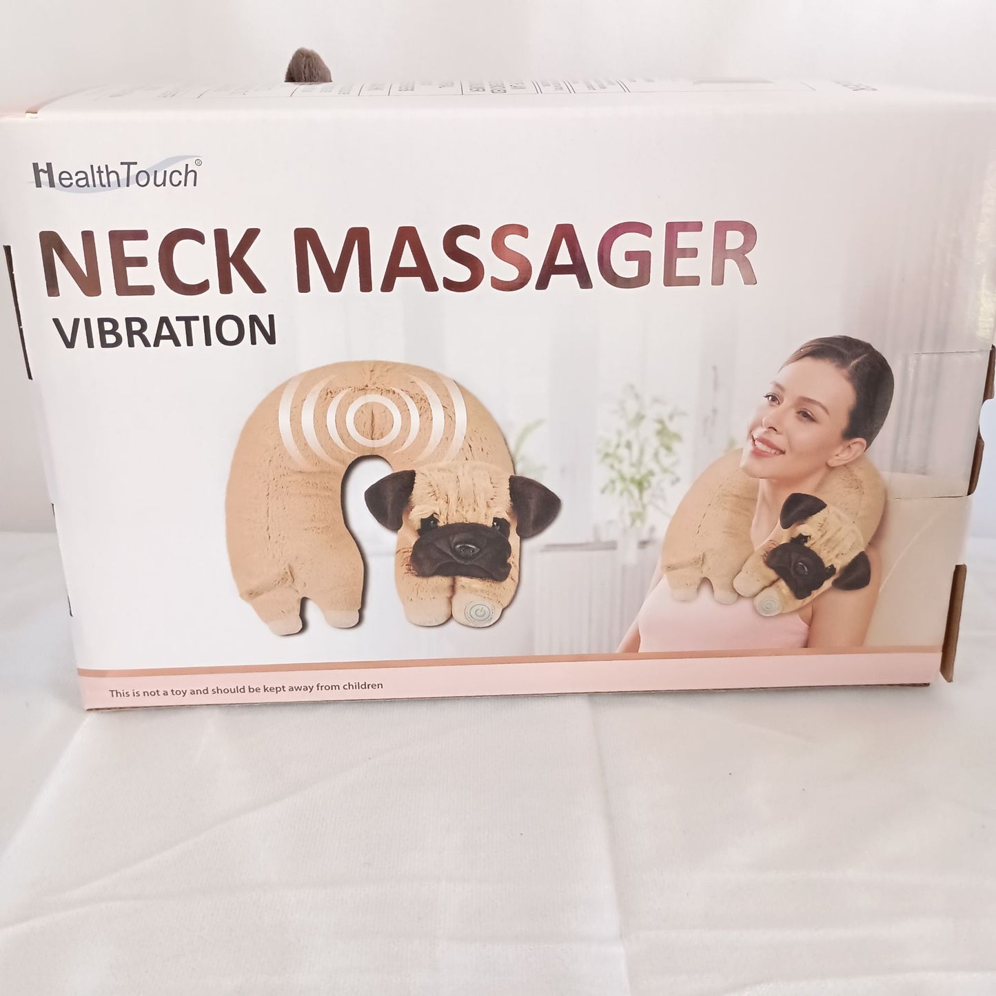 Health Touch Neck Massager Gift with Relaxing Vibration Dog