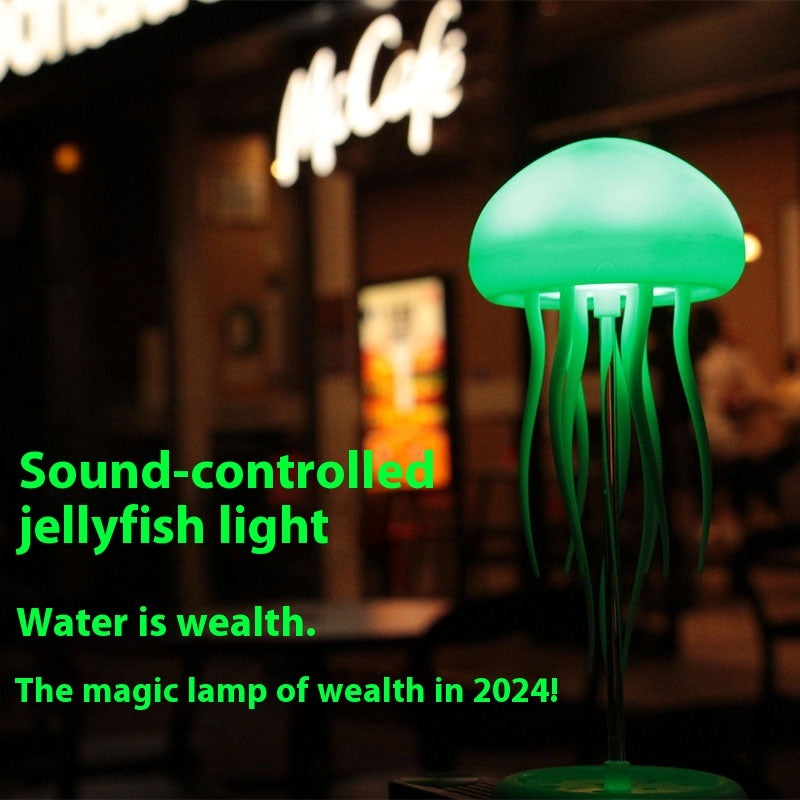 Jellyfish Mood Lamp LED Jellyfish Night Light Portable Jellyfish Lamp Jellyfish Decorations Smart Lamp For Bedside Desk