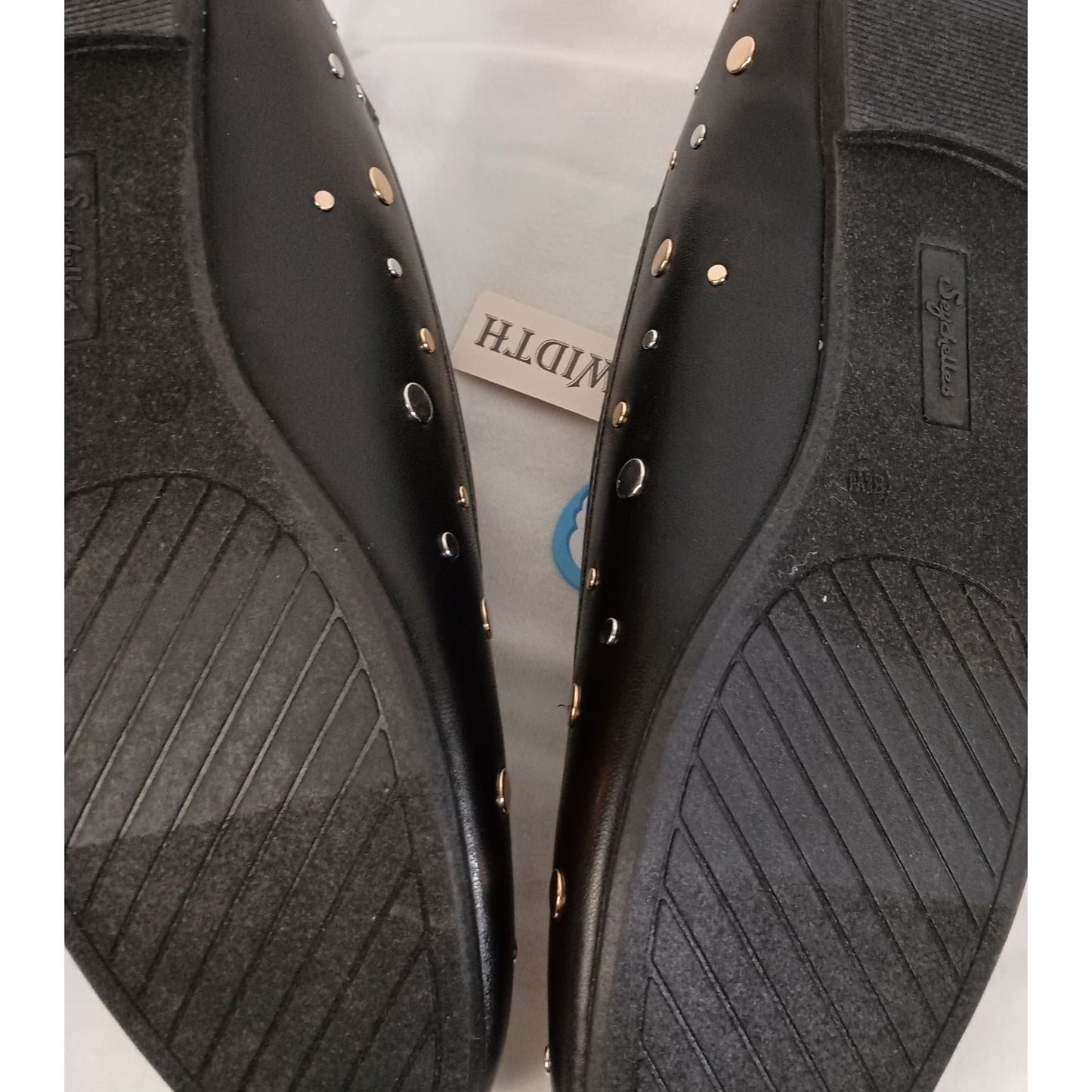 NEW Seychelles Anthropologie black Jamie square toe flats shoes size 8.5 Wide