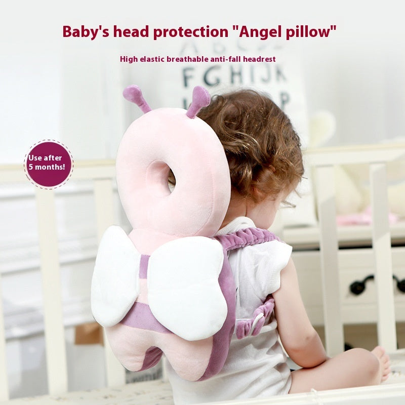 Halo Pillow Baby Learning to Walk Fall Back Protection Angel Bumble Bee LadyBug Frog Adorable Practical Safety Conscious