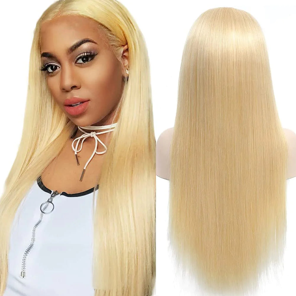 Lace Front Wig - Long - Golden Blonde Matte Gold Breathable - Beautiful Flattering Color for all skin tones