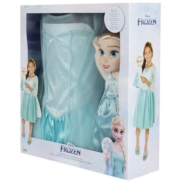 NEW Disney's Frozen Elsa 14 inch Toddler Doll with Dress up Outfit and shoes