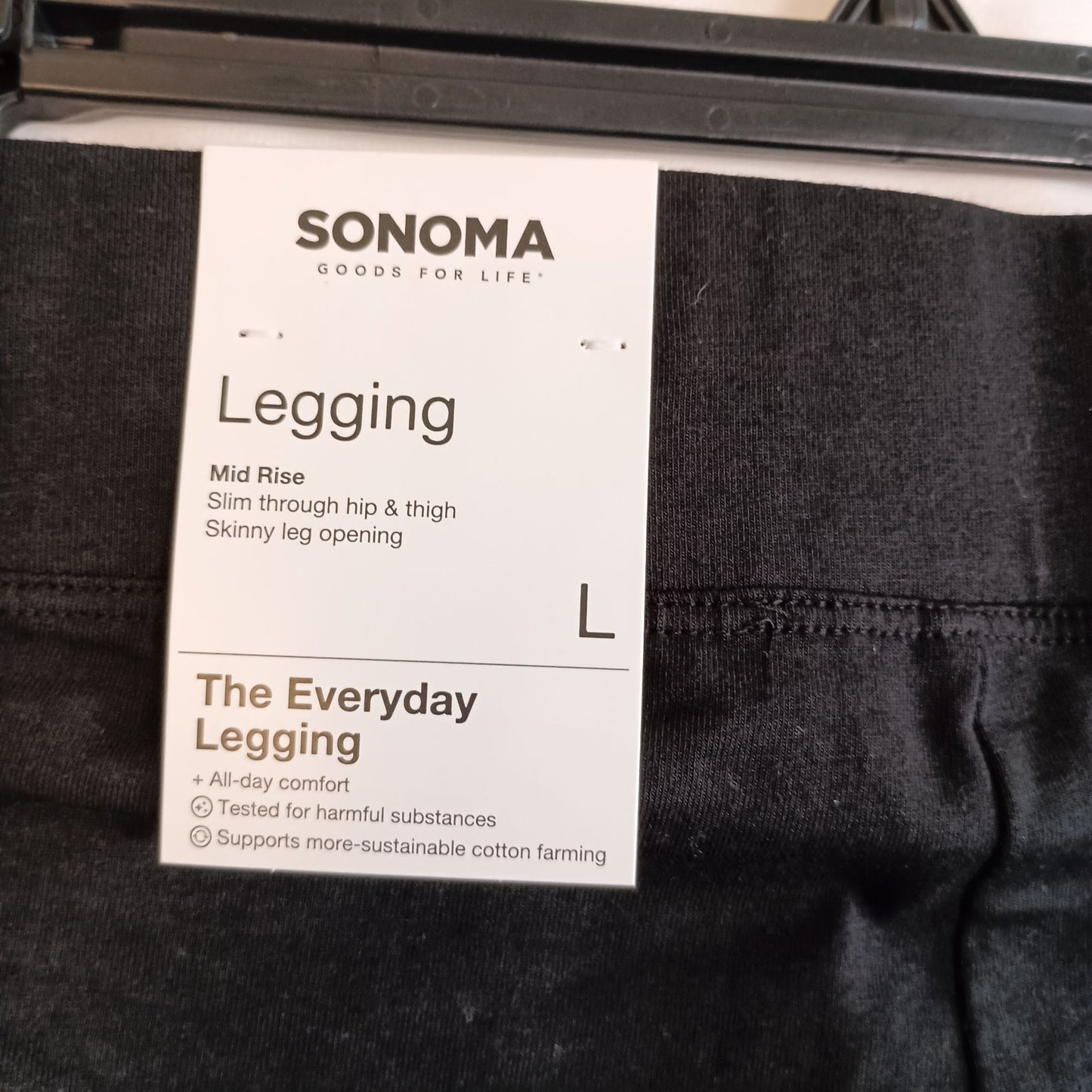 Sonoma The Everyday Legging mid rise all day comfort New size L