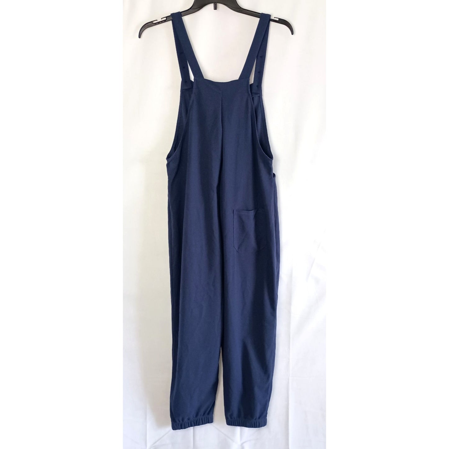 Halara multiple pocket adjustable strap pleated jumpsuit size L