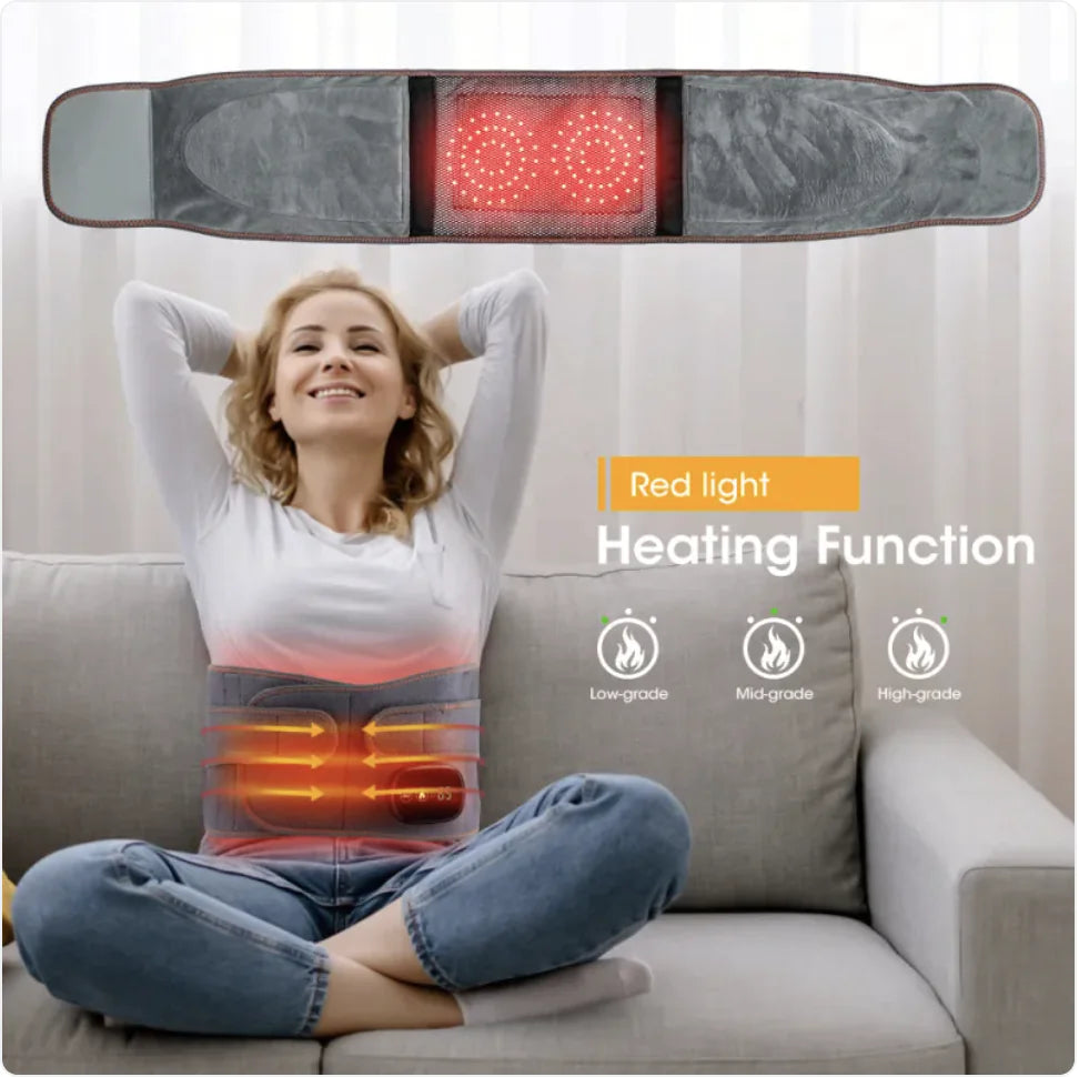 Infrared Vibration Lumbar Support Massager