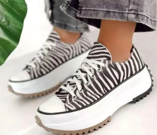 So Adorable! Canvas Platform Fashion Sneakers Casual Shoes  Sizes 35-43