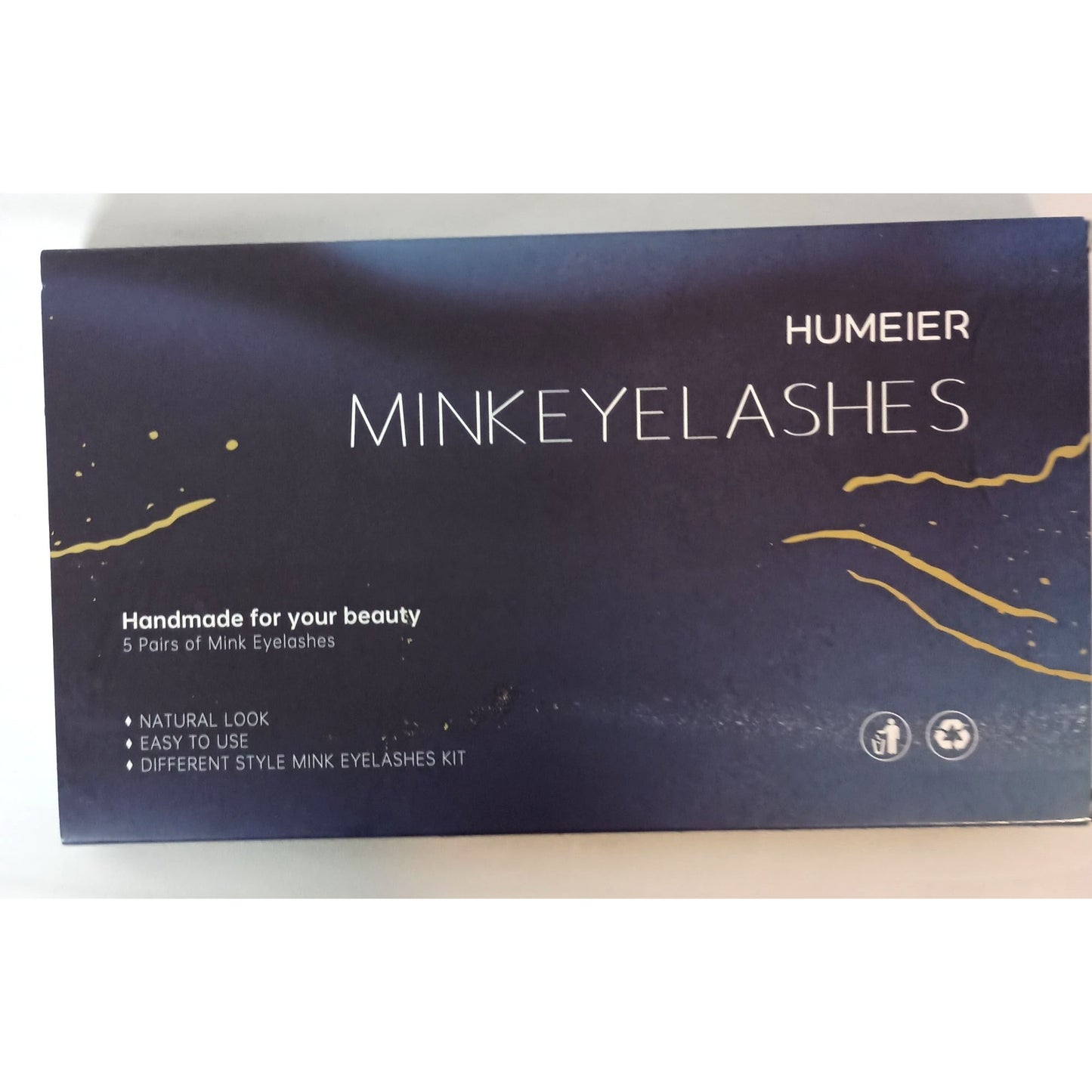 NIB Humeier 5 pairs of real mink eyelashes natural look easy to use