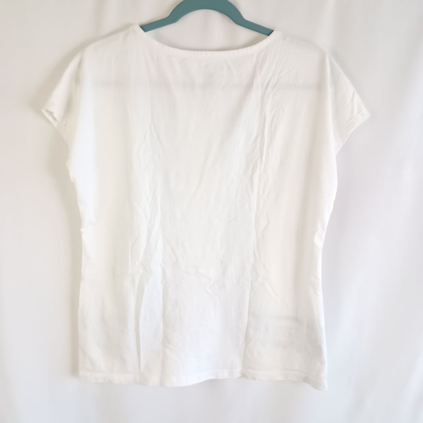 Talbots embroidery boho short sleeve top blouse beautiful top size S