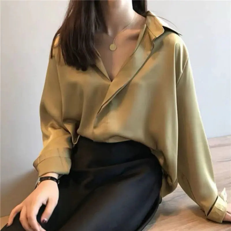 Beautiful Silk Button Front Chic Blouse Elegant 3 Colors New With Tags Women Size S-M-L