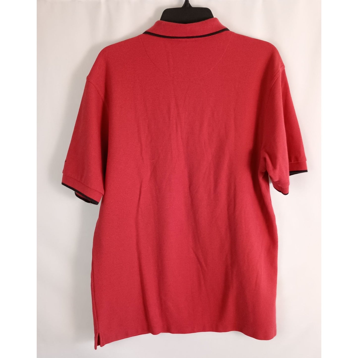 Nike Golf Travis Scott red cotton swoosh logo 3 button polo shirt size M