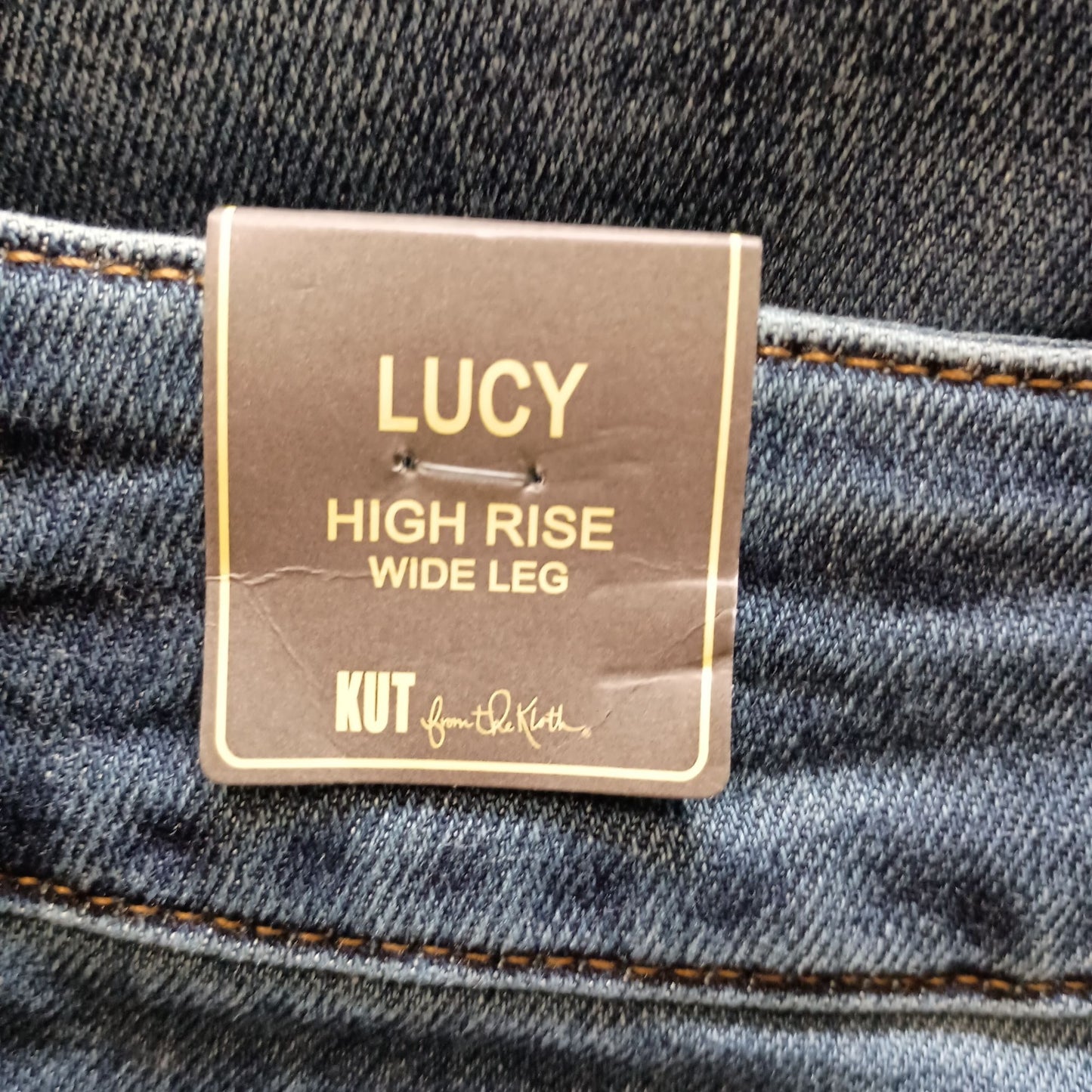 Kut from the Kloth Lucy high rise wide leg stretch jeans plus size 14W