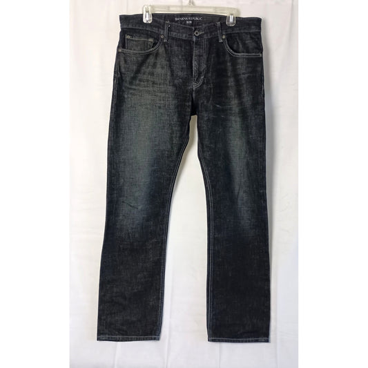 Banana Republic slim men 5 pocket jeans size 34x32