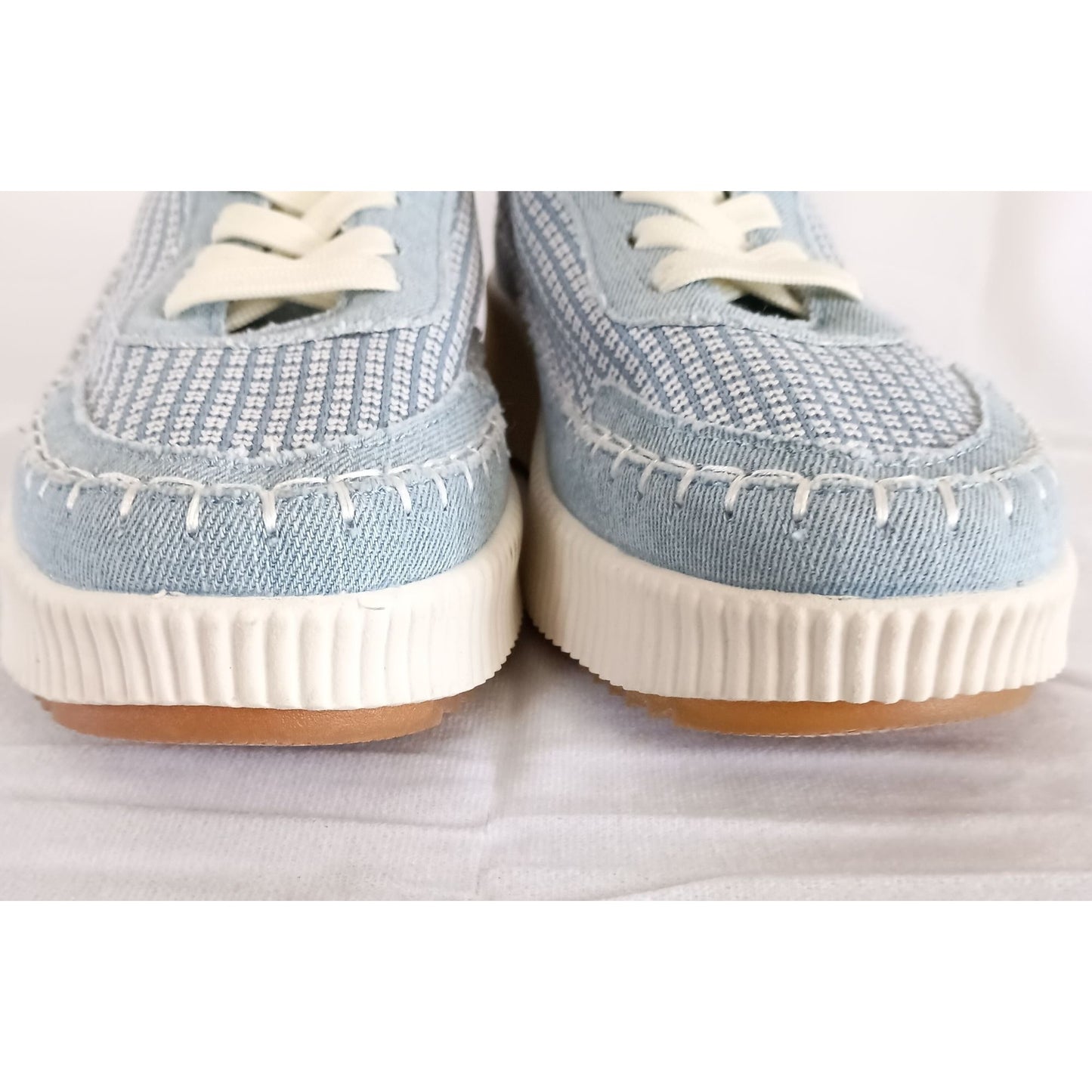 Nicole Miller Brita knit stitch platform comfort insole sneakers size 8.5