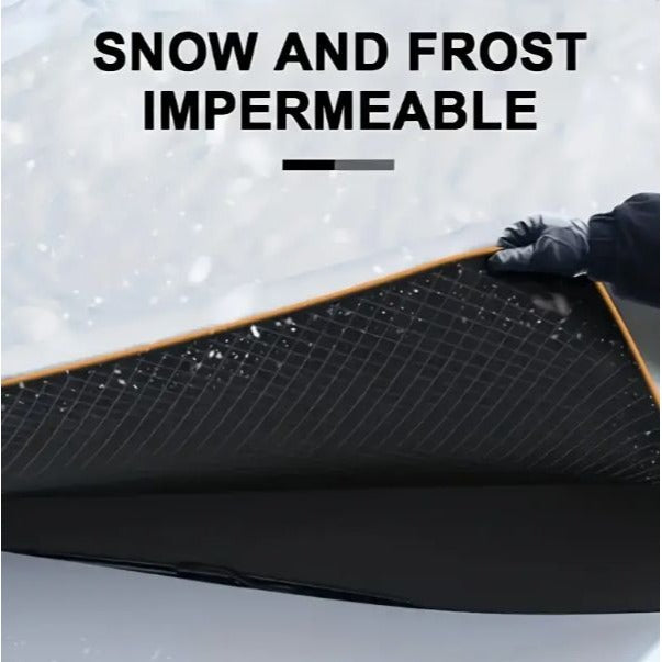 Magnetic Windshield Snow Cover for Cars All-Season Protection Shield with Anti-Theft Design